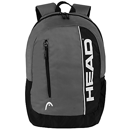 HEAD Smash Backpack With 15 Laptop Pocket Gray Office Depot