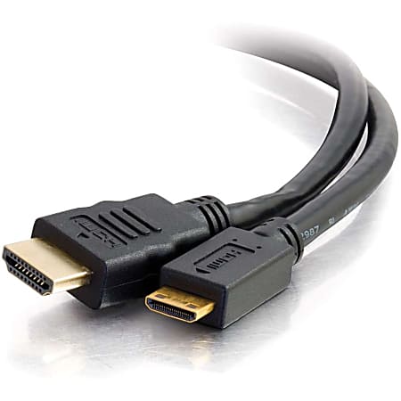 C2G 2m (6ft) 4K HDMI to Mini HDMI Cable with Ethernet - High Speed UltraHD - 6.56 ft HDMI A/V Cable  - 40307