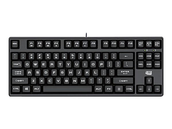 Adesso® AKB-625UB USB Compact Mechanical Gaming Keyboard