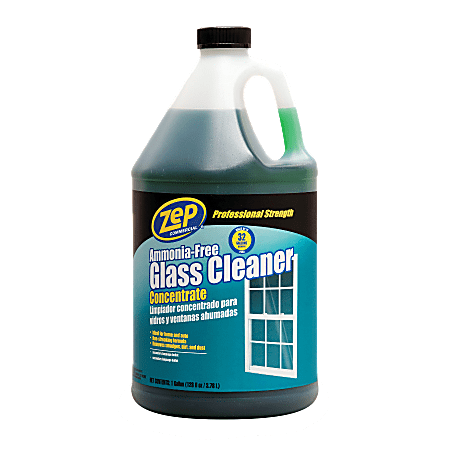 Zep® Glass Cleaner Liquid Concentrate, 128 Oz Bottle