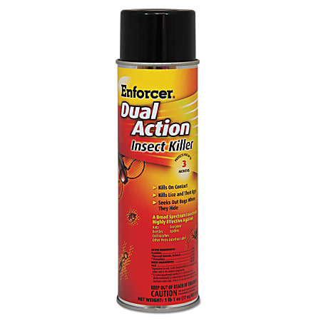 Enforcer® Dual-Action Insect Killer, 17 Oz, Pack Of 12 Cans