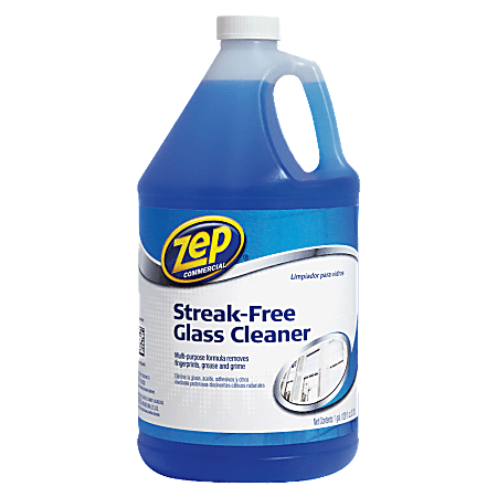 Zep® Streak-Free Glass Cleaner, 128 Oz Bottle