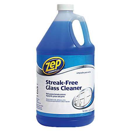 Zep® Streak-Free Glass Cleaner, 128 Oz Bottle