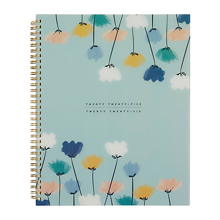 2025-2026 Organized by Happy Planner Monthly/Weekly Big Happy Planner, 8-1/2" x 11", Petal Poetry, July 2025 To June 2026, PT0006B012