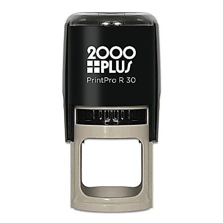 Custom 2000 Plus&reg; PrintPro&trade; Self-Inking Stamp, R30/Round, 1-1/8" Diameter