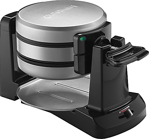 BLACK+DECKER Belgian Flip Waffle Maker - Silver