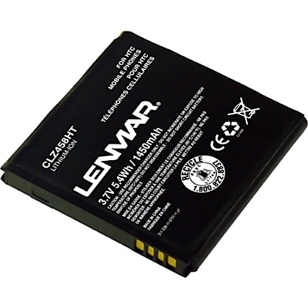 Lenmar® CLZ458HT Lithium-Ion Cellular Phone Battery, 3.7 Volts, 1450 mAh Capacity