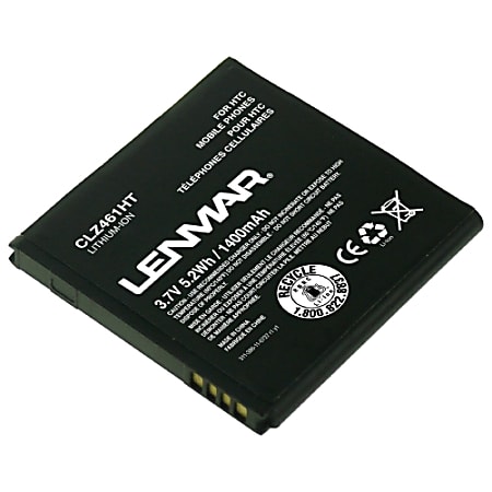 Lenmar® CLZ461HT Lithium-Ion Cellular Phone Battery, 3.7 Volts, 1450 mAh Capacity