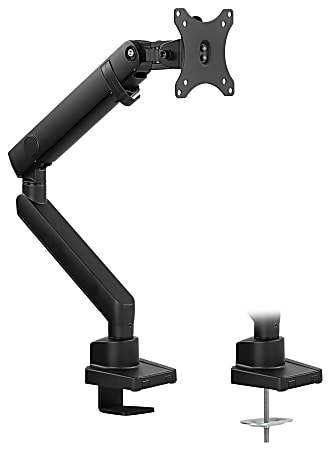 Mount-It MI-2671 Single Monitor Desk Mount, 8-5/16”H x 20”W x 2-5/16”D, Silver