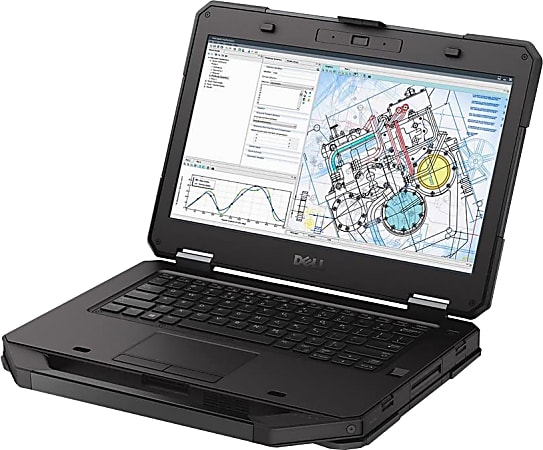 Dell™ 14 Rugged 5414 Refurbished Laptop, 14" Touch Screen, Intel® Core™ i5, 16GB Memory, 512GB Solid State Drive, Windows® 10 Pro