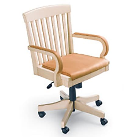 Christopher Lowell Shore High-Back Fabric Chair, 37.625"H x 23"W x 20"D, Antique White Frame, Beige Fabric