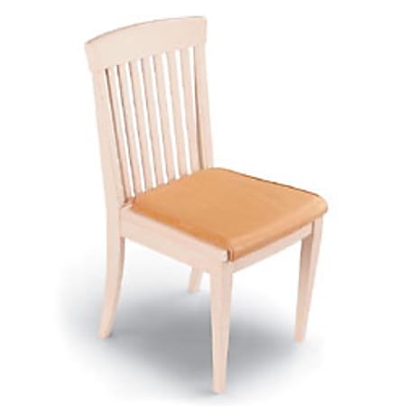 Christopher Lowell Shore Fabric Guest Chair, 39"H x 19"W x 24"D, Antique White Frame, Beige Fabric