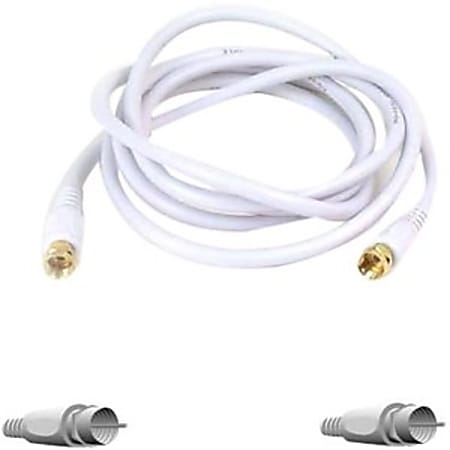 Belkin Coaxial Antenna Cable - 25 ft Coaxial Antenna Cable for Audio/Video Device - First End: 1 x F Connector Antenna - Male - Second End: 1 x F-Type Audio/Video - Male - White