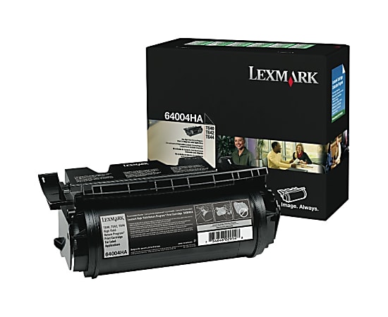 Lexmark™ 64004HA Black High Yield Return Program Toner Cartridge