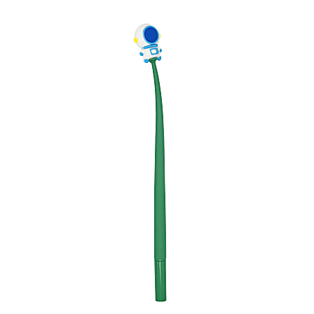 Little Yellow Bicycle® Astronaut Gel Pen, Needle Point, Green