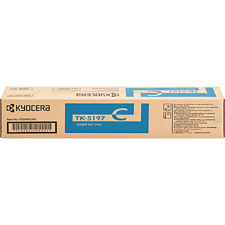 Kyocera TK-5197C Original Laser Toner Cartridge - Cyan - 1 Each - 7000 Pages Kyocera TK-5197C Original Laser Toner Cartridge - Cyan - 1 Each - 7000 Pages