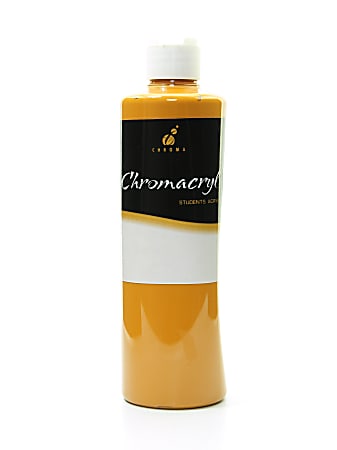 Chroma Chromacryl Students' Acrylic Paint, 1 Pint, Raw Sienna, Pack Of 2