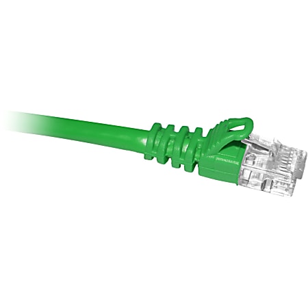 ClearLinks 03FT Cat. 6 550MHZ Green Molded Snagless Patch Cable - 3 ft Category 6e Network Cable for Network Device - First End: 1 x RJ-45 Network - Male - Second End: 1 x RJ-45 Network - Male - Patch Cable - Green