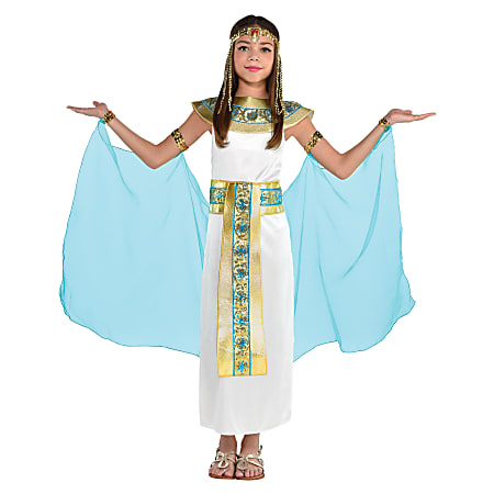 Amscan Shimmer Cleopatra Girls&#x27; Halloween Costume, Small