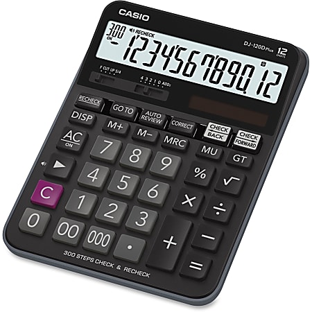 Casio black calculator clearance