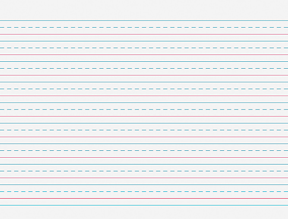 Pacon® Multi-Program Paper Tablet, Grades 1 - 2, 10 1/2" x 8", 1/2" Ruling, 80 Pages (40 Sheets)