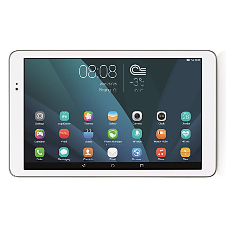 Huawei T1-A22L Wi-Fi Tablet, 9.6" Screen, 1GB Memory, 16GB Storage, Android 4.4, White