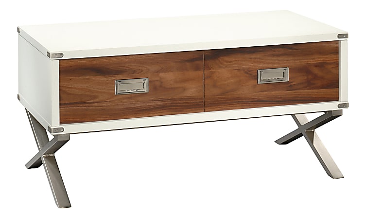 Sauder® Vista Key Lift-Top Coffee Table, Pearl Oak/Blaze Acacia