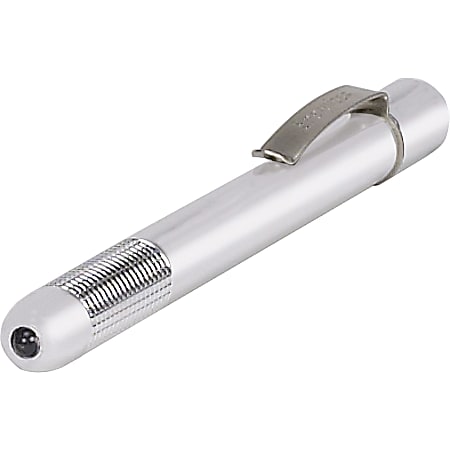 Energizer LED Pen Light - LED - Bulb - 1 W - 6 lm Lumen - 2 x AAA - Battery - Stainless Steel - Drop Resistant - Silver