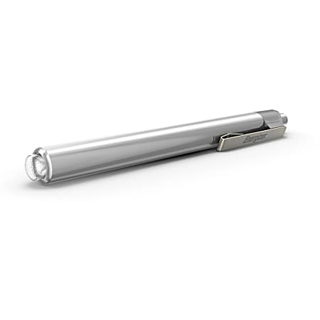 Energizer LED Pen Light - LED - Bulb - 1 W - 6 lm Lumen - 2 x AAA - Battery - Stainless Steel - Drop Resistant - Silver
