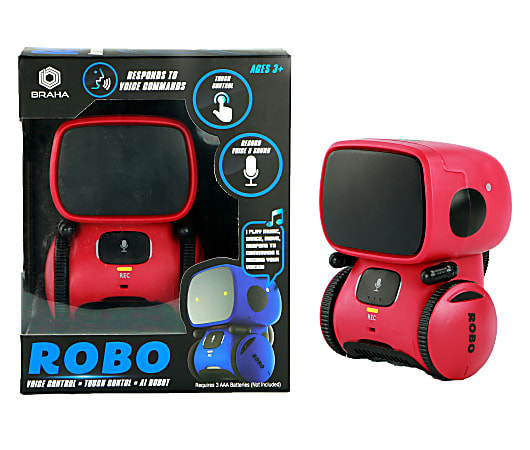 Braha ROBO IR Control Interactive Toy Robot, Red