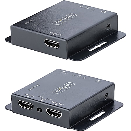 StarTech.com HDMI Extender over CAT6/CAT5, 4K 30Hz/130ft (40m) or 1080p 60Hz/230ft (70m) Video Extender