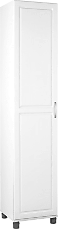 Ameriwood™ Home SystemBuild Kendall Storage Cabinet, 4 Shelves, White