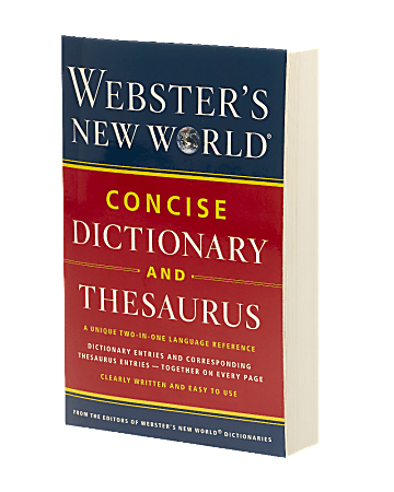 WEBSTER’S NEW WORLD DICTIONARY − Websters New World Concise Dictionary And Thesaurus - Office