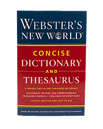 Webster's New World Concise Dictionary And Thesaurus