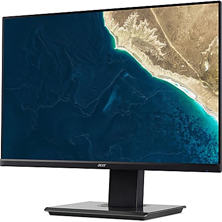 Acer B247Y C 23.8" Full HD LED LCD Monitor - 16:9 - Black - In-plane Switching (IPS) Technology - 1920 x 1080 - 16.7 Million Colors - Adaptive Sync (DisplayPort VRR) - 250 Nit - 4 ms - 75 Hz Refresh Rate - HDMI - VGA - DisplayPort