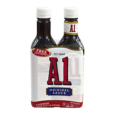 A1 Original Steak Sauce, 15 Oz, Pack Of 2 Bottles
