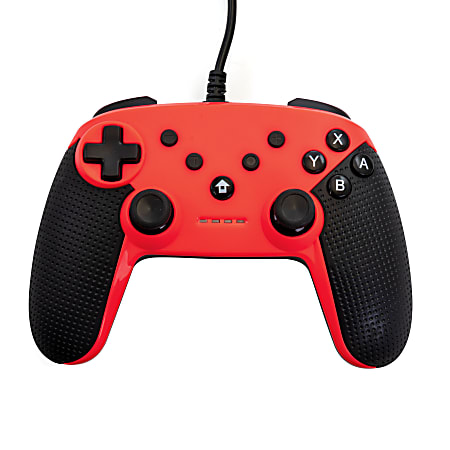 Gamefitz Wired Controller For Nintendo Switch, Red