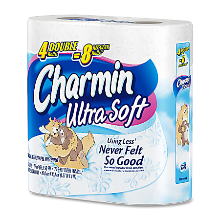Charmin® Ultra-Soft Bathroom Tissue, 200 Sheets Per Roll, Pack Of 4 Rolls