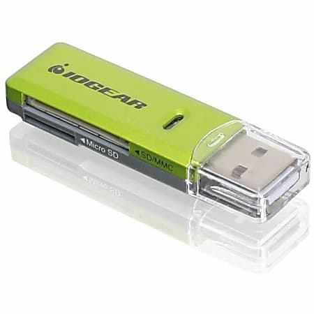 IOGEAR&reg; USB 2.0 SD/MicroSD/MMC Card Reader/Writer