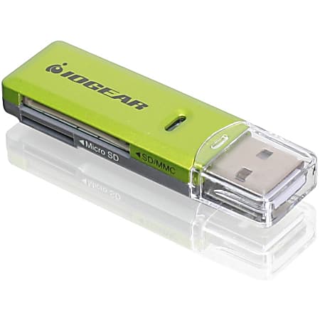 IOGEAR® USB 2.0 SD/MicroSD/MMC Card Reader/Writer