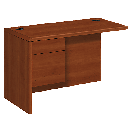 HON® 10700 Series Laminate Left Return, Cognac