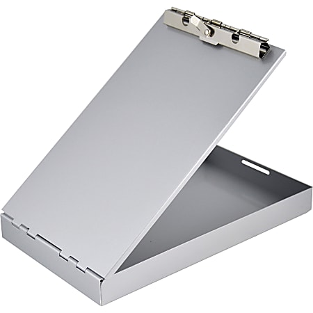 Saunders® Aluminum Portable Desktop Clipboard, 5 3/4" x 9 7/8"