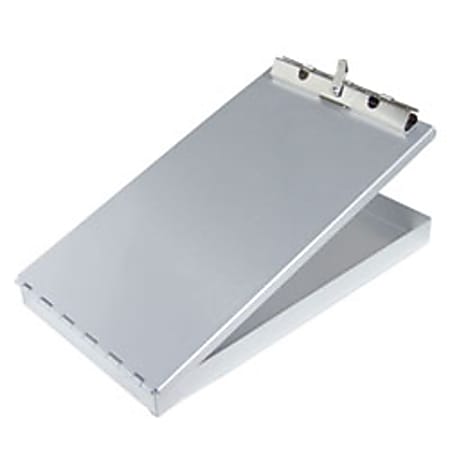 Saunders® Aluminum Portable Desktop Clipboard, 5 3/4" x 9 7/8"