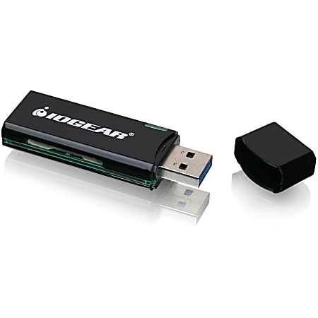 IOGEAR SuperSpeed USB 3.0 SD/Micro SD Card Reader
