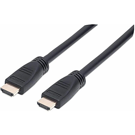 Manhattan In-Wall CL3 High-Speed HDMI Cable With Ethernet, 26', Black
