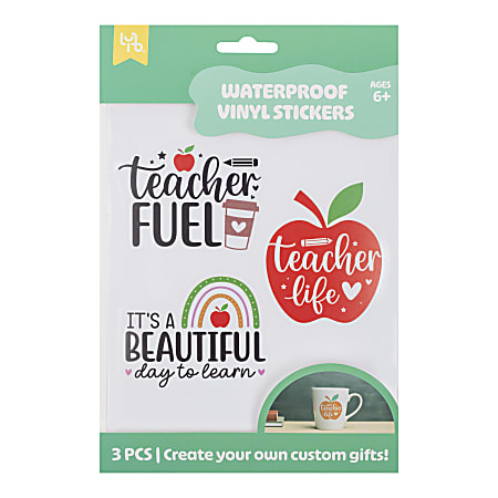 Little Yellow Bicycle&reg; Teacher Appreciation Stickers, Medium