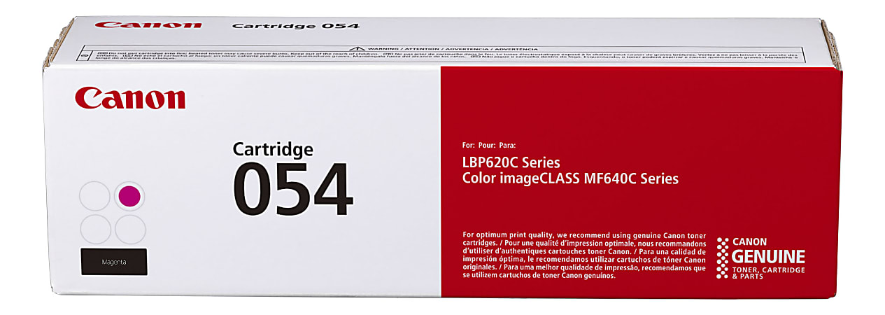 Canon Genuine 054 Toner Cartridge, Magenta, CRG 054 M (3022C001)