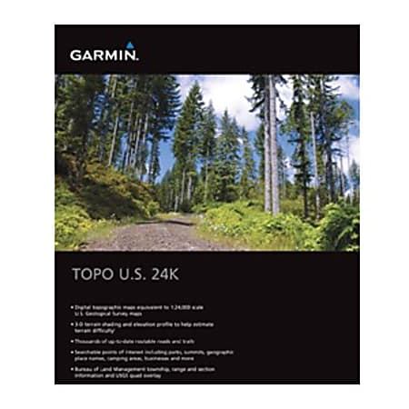 Garmin TOPO U.S. 24K - Mountain Central Digital Map