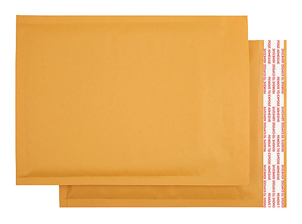 Office Depot® Brand Kraft Bubble Mailers, 7 1/4" x 7", Pack Of 25