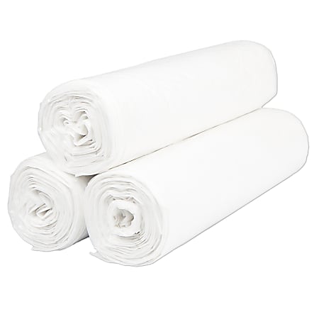 Inteplast LLDPE Can Liners, 1.15 mil, 33" x 39", Natural, Pack Of 150 Liners